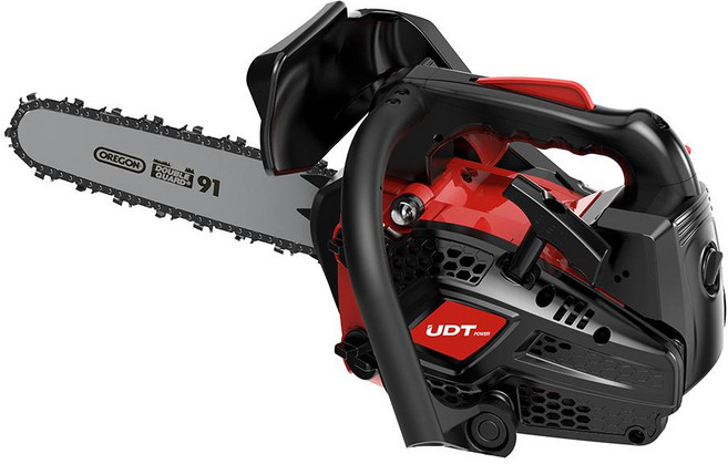 UDT 엔진톱 UCS25 10인치 25cc 한손용 벌목 가지치기 가정용 경량형 전기톱 체인톱, 1개