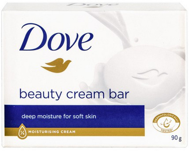 도브 뷰티 크림 바, 90g, 4개입