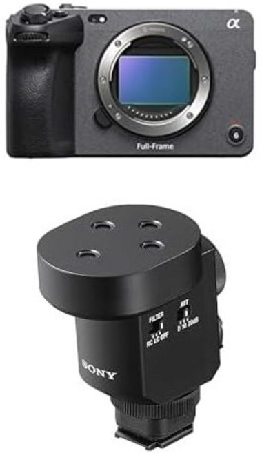 Sony 소니 알파 FX3 ILMEFX3 | 풀프레임 시네마 라인 카메라, w/ Shotgun Mic - ECM M1, 1개