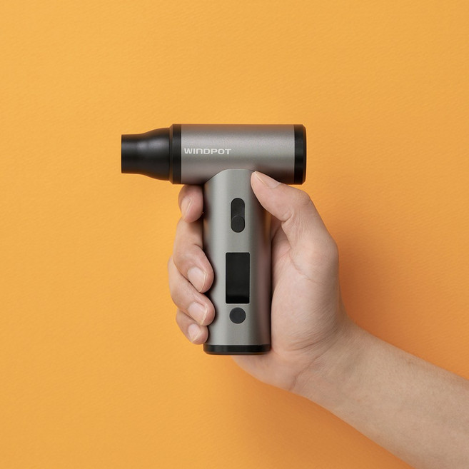 [윈드팟] 무선 에어건 미니 초강력 캠핑 소형 컴퓨터 가정용 wdp 0430, 1개