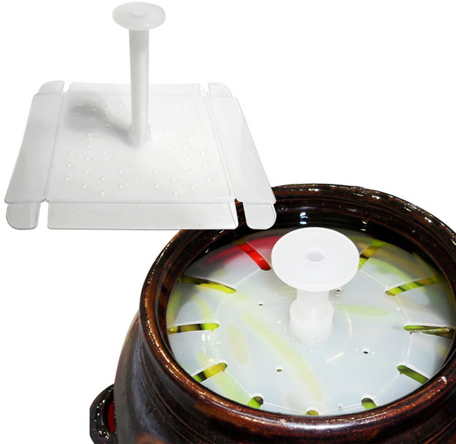 국내생산 누름판 사각형 1P 장독대 누름돌 오이지 김치 매실, 1개