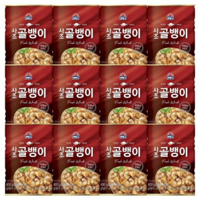 사조 자연산 골뱅이 400g x 12개 / 통조림