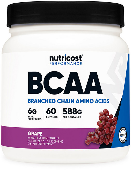 BCAA 파우더 60회분 포도맛 1병, 1개, 단품, 600g