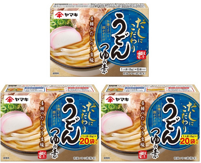 야마끼 우동 쯔유 스프 46p, 368g, 1개