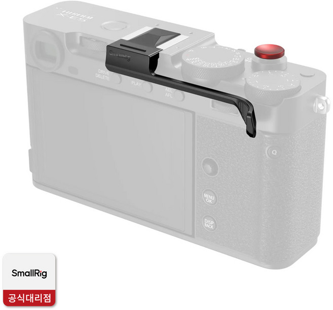 스몰리그 5452 후지필름 X-E5 전용 엄지그립 (블랙), 1개, SR5452