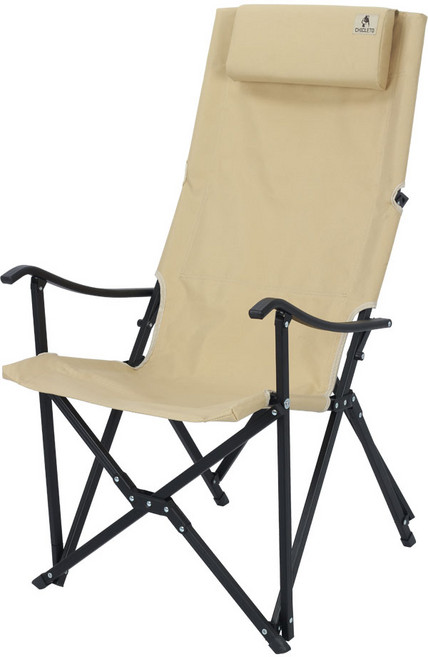 시크레토 알미늄 캠핑의자 릴렉스 체어 특대, 탄, 1개