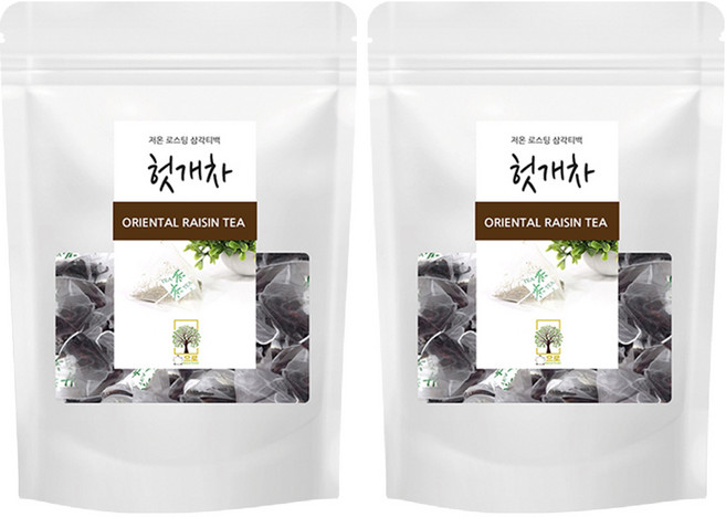 헛개차 25티백 숲으로허브 삼각티백, 1g, 25개입, 2개