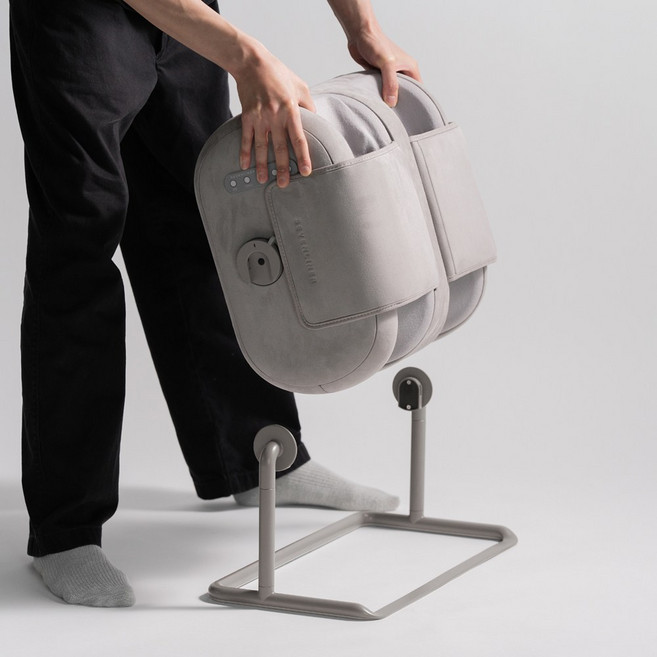 국내제조 더세븐라이너 SLM-9000 종아리 안마기 다리 마사지기 1년무상A/S, 그레이