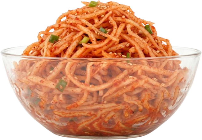 [팔톤상회] 신선하게 갓 담은 무생채 김치, 1개, 1kg