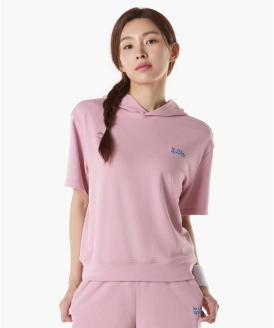 르꼬끄골프 [ 정상가 158000 / 50%OFF ] 여성 져지 후드 반팔 티셔츠 2870066