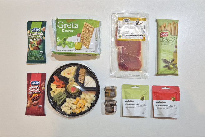 레클라테 치즈플래터 4종세트 술안주 홈파티 안주플래터 집들이선물 맥주 위스키 와인, 1세트, 705g