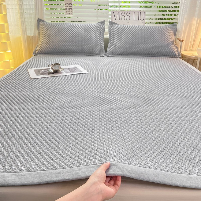 3DR 100% 쿨잠 쿨매트 여름 냉감 패드 쿨링 냉패드 여름 침대 매트리스 카페트, 그레이