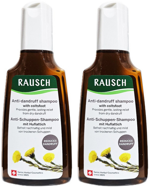 라우쉬 콜츠푸트 안티 댄드러프 샴푸 200ml + 200ml, 2개