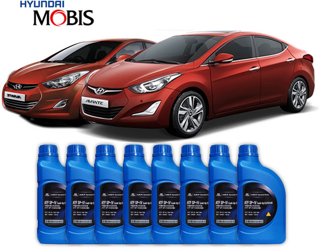 아반떼 MD 순정 미션오일 단순교환 세트 7리터 1대분, 가솔린 휘발유, ATF-4 75W 8리터