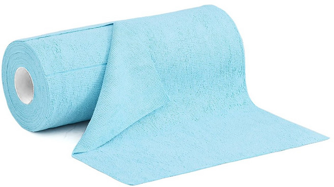 록신 다용도 극세사 행주 타올 빨아쓰는 키친타올 25 x 25cm ( 컬러다양 20매 ), 1개, 라이트블루