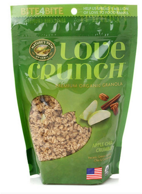 네이쳐패스 러브크런치 다크초코 베리 피넛버터 현미 귀리 그래놀라 시리얼, 325g, 1개
