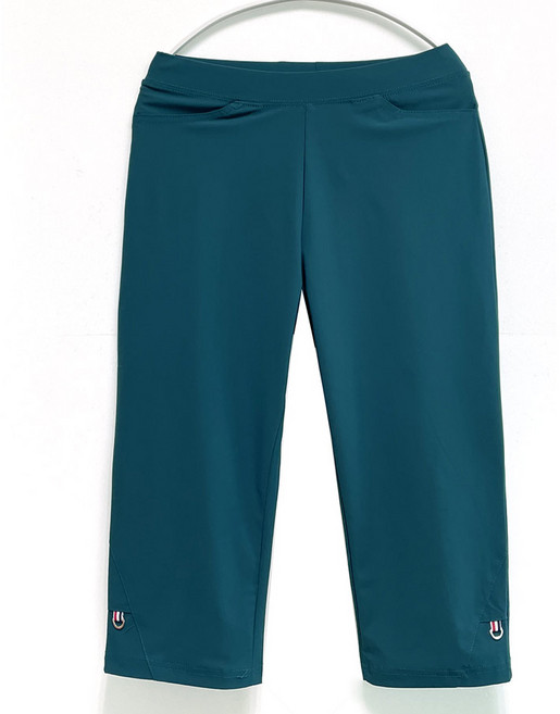 국민할매 엄마옷 국내생산 여름 냉감 밑단 팬던트 7부 밴딩바지[SBKM] 빅사이즈 여름바지 엄마바지 요양원옷