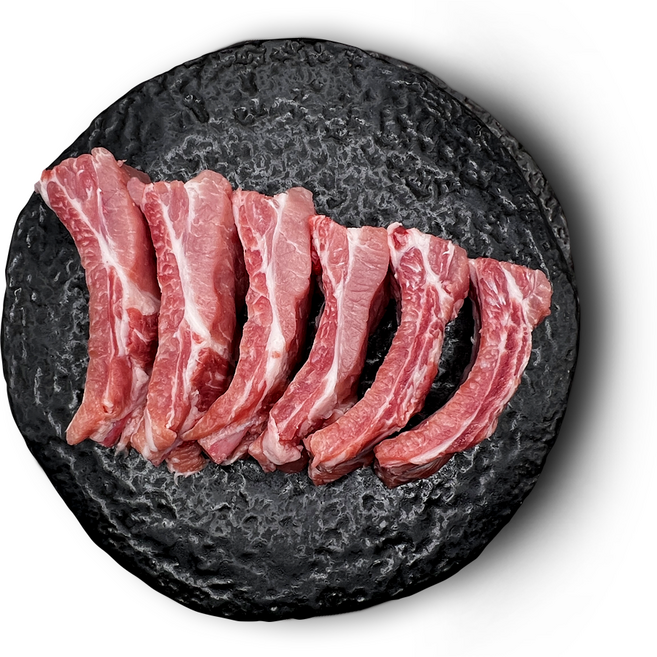 한돈 돼지 등갈비 500g 냉장 쪽갈비 통갈비, 쪽갈비 500g, 1개