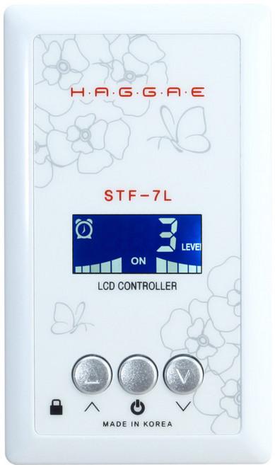 써브텍 STF-7L 온도조절기 LCD 4kw 전기난방 조절기 HAGGAE NW NEW WAVE, 리모컨없음, 조절기만