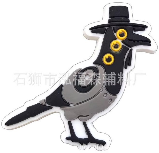 PVC軟膠裝飾洞洞鞋DIY鞋扣