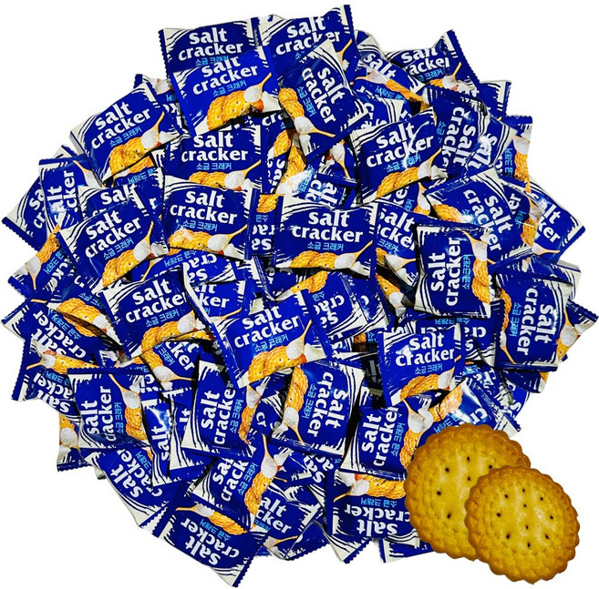 솔트샌드 소금 비스킷 대용량 전도용 교회용, 100개, 5g