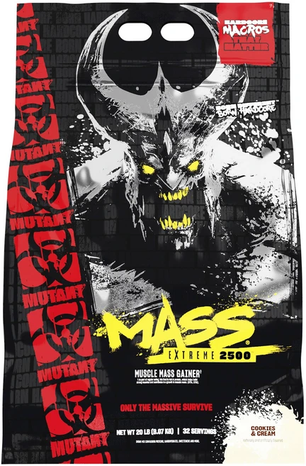 뮤턴트 매스 익스트림 2500 게이너 쿠키 & 크림, 9.07kg, 1개 - 쿠팡