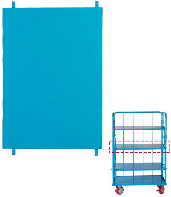 카스틸 롤테이너 선반, 소형, 그레이, 1개