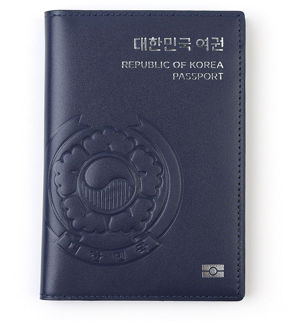 블랑플뢰르 소가죽 안티스키밍 대한민국 여권케이스