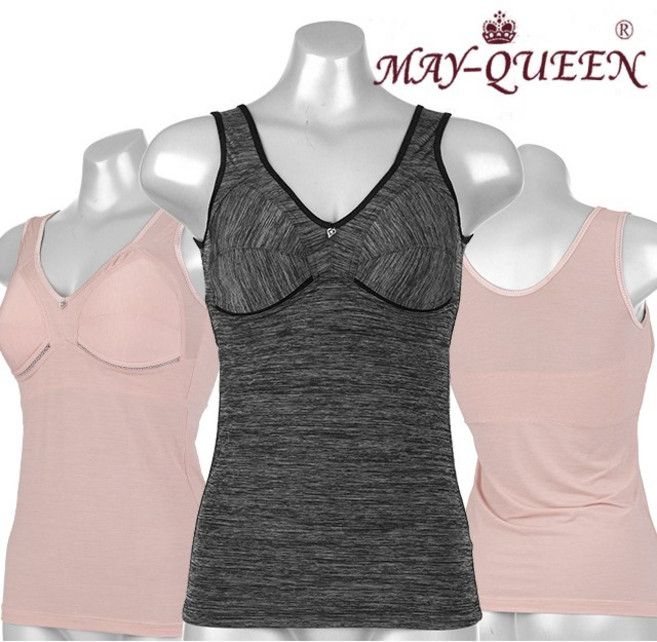 메이퀸 여성 쿨 원단 체형보정 노와이어 런닝브라 17377