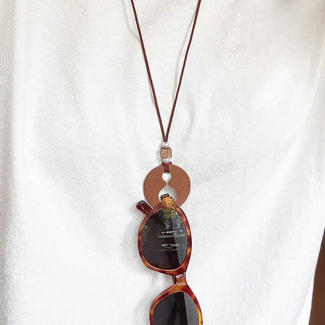 라피던트 안경 목걸이 가죽 홀더 안경줄 선글라스줄