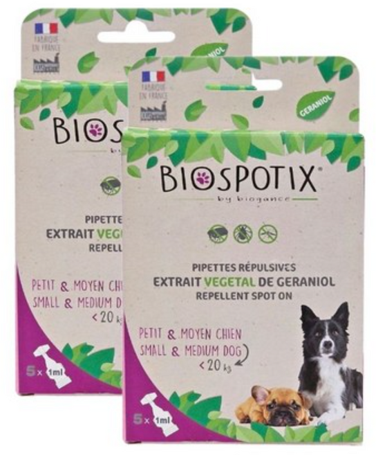 바이오스파틱스 스팟온 중소형견용, 강아지, 1ml, 10개