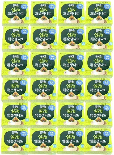 생산직송 풀무원 매일아침 순생나또 24팩(2호세트), 99g, 24개