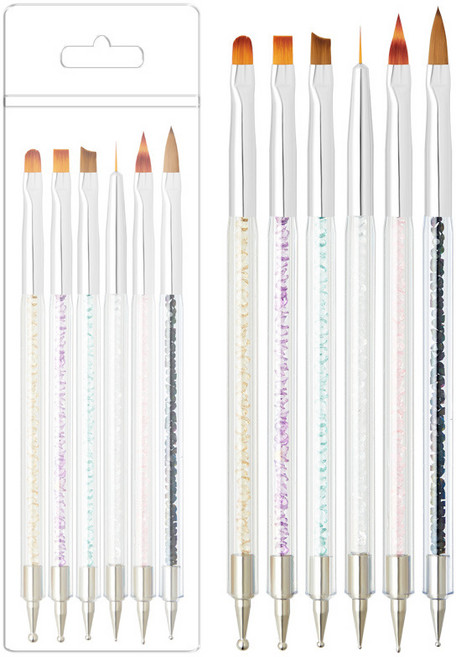 듀얼 젤 네일 브러쉬 6종 세트