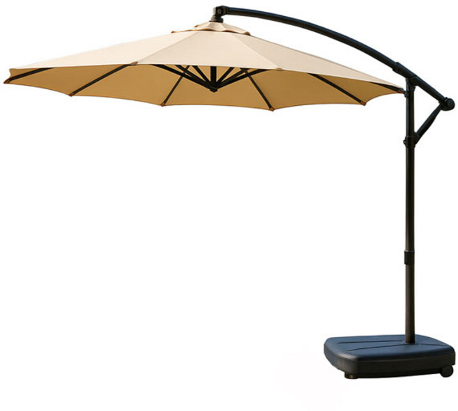 캠인노크 3m 야외 그늘막 팔각 파라솔 주택 카페 루프탑 정원 수영장 테라스, 팔각파라솔 베이지