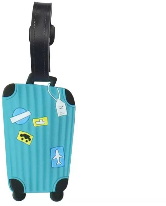 青青文具 CAE-286「簡單生活系列」- 萬用吊牌/旅行箱吊牌/托運牌/行李掛牌/背包吊牌/書包吊牌/包包吊牌, A 藍綠
