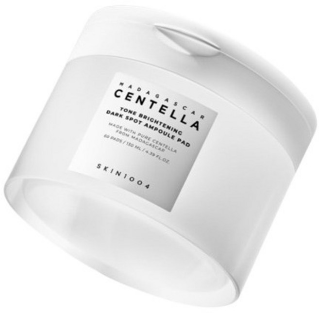 [본사정품] 스킨천사 skin1004 톤업 브라이트닝 다크 스팟 앰플 패드 미백 잡티 개선 진정 각질케어 기미 패드, 1개, 60매입