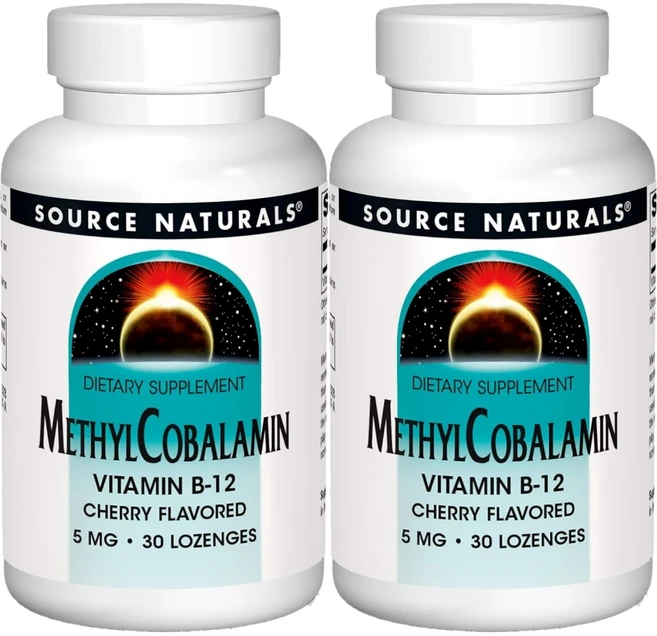 Source Naturals 소스내추럴스 메틸코발라민 비타민 B12 5mg 로젠지스, 2개, 30정 - 쿠팡