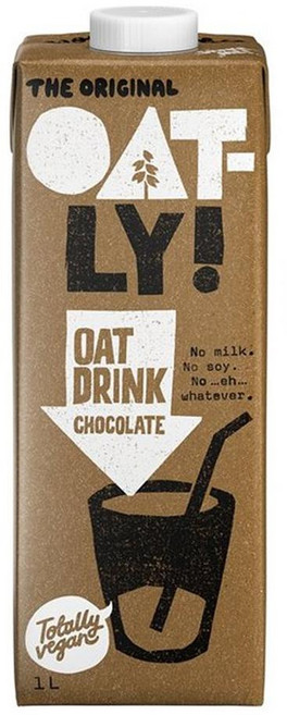 Oatly 오틀리 롱 라이프 초콜릿 오트 밀크 알터네이티브, 4개, 1L