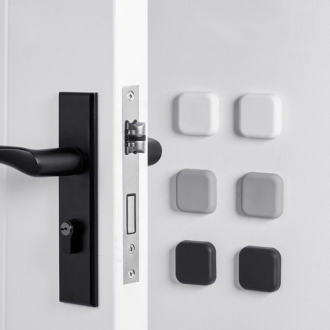 말랑말랑 문콕방지 보호패드, 블랙, 8개