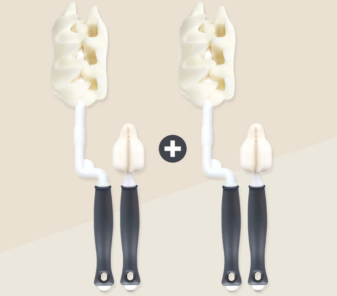 [1+1] 하이비 프리미엄 필터폼 + 젖꼭지솔 회전형 세트, 1+1레드, 1세트