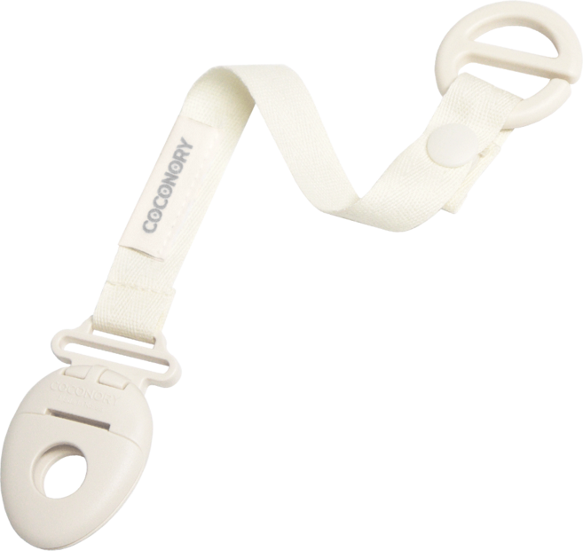 꼬꼬노리 국산 열탕소독 에그링 쪽쪽이스트랩 쪽쪽이클립 쪽쪽이홀더 치발기 공갈젖꼭지 아기 신생아, 웜아이보리, 1개