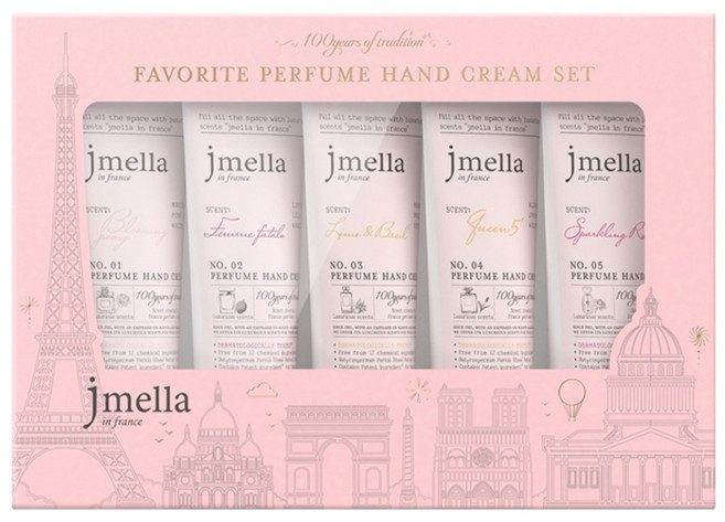 jmella 法式漫舞香水護手霜禮盒組 50ml x 5, 1組