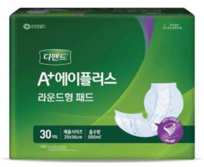 디펜드 속기저귀 라운드형 패드 180매 성인 어른 어른용 디펜스 디펜더 기저귀, 디펜드 기저귀 속기저귀 에이플러스 라운드형 180매 어