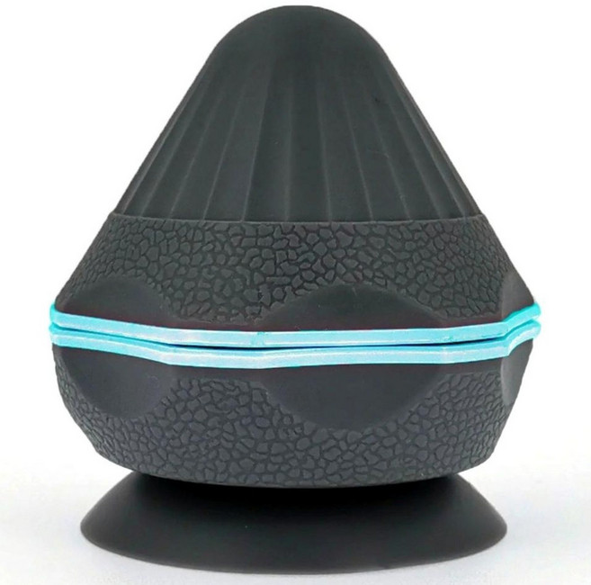 더꾹 흡착식 지압 마사지볼, 1개, 그레이&그린