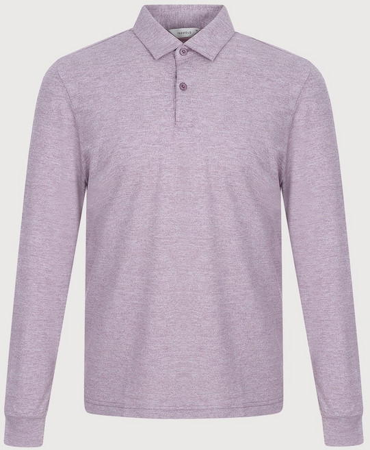 [봄 초여름 특가] 트레몰로 (주)세정 남성 면 레이온 혼방 구김없이 시원한 퍼플 라벤더 기본 남자 긴팔 티셔츠 -7881 트레몰로7881