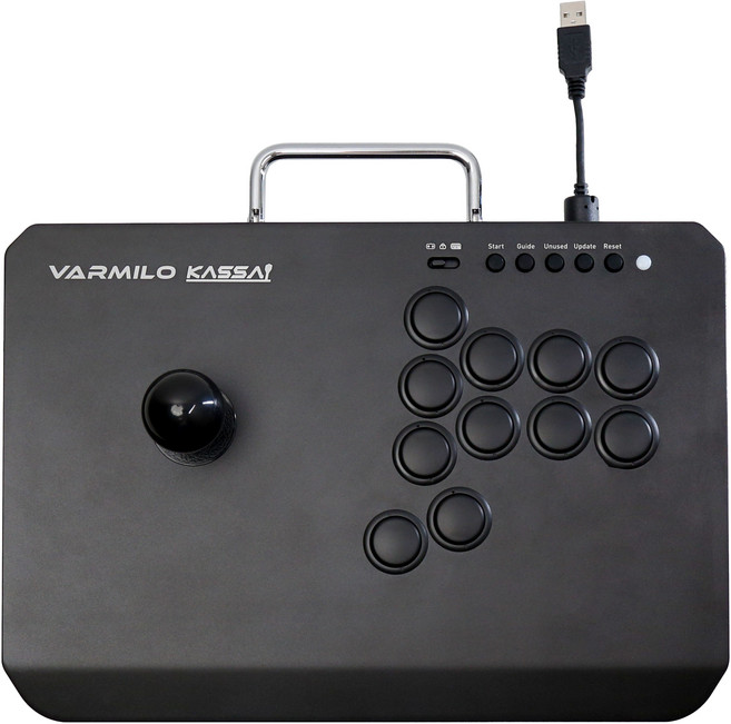VARMILO KASSAI 街機搖桿 格鬥遊戲專用 精準操控 舒適手感, 黑PC, 1個