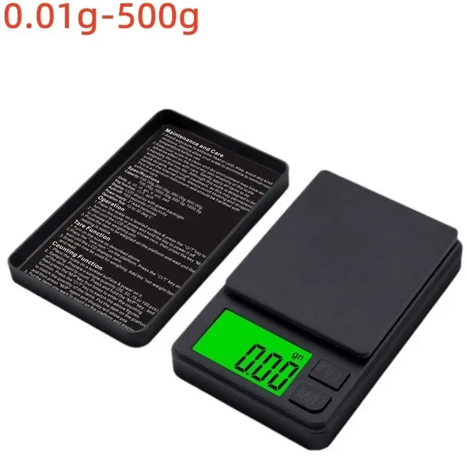 미니 전자 0.01g-1000g 휴대용 디지털 저울 고정밀 포켓 주방 보석용, 03 0.01g---500g