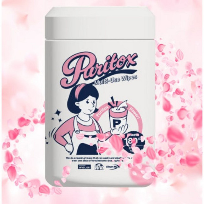퓨리톡스 멀티유즈 다목적 세정티슈 플로럴, 1개