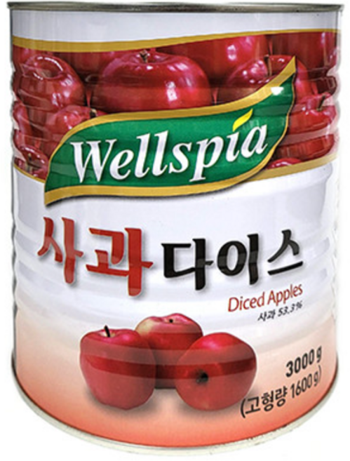 사과다이스, 3kg, 3개