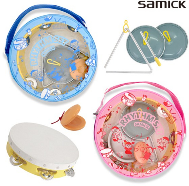 삼익악기 원형 리듬세트 NSR-24P, Blue, 1개